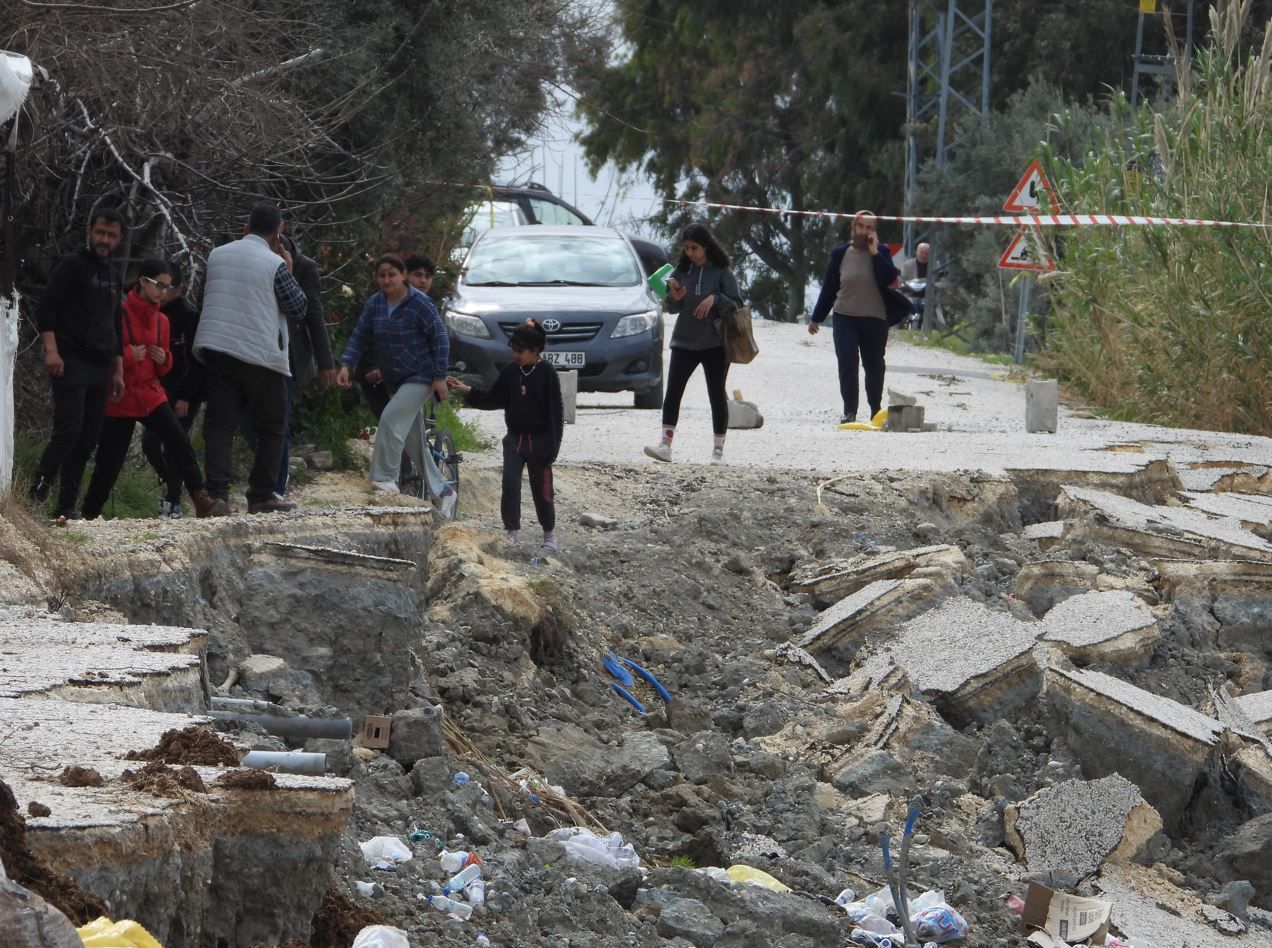 Hatay'dan korkunç görüntüler: İşte fay hattının geçtiği yerlerin hali 1