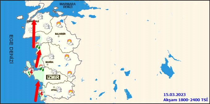 Meteorolojiden İzmirlilere kuvvetli yağış ve fırtına uyarısı 3