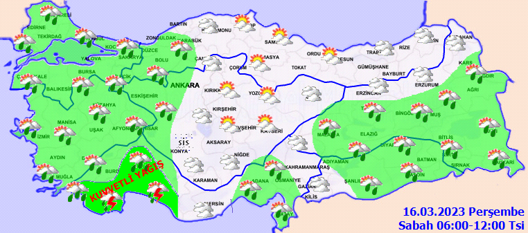 Meteorolojiden 4 ile yağış uyarısı! Fırtına ve çığ tehlikesine dikkat 2