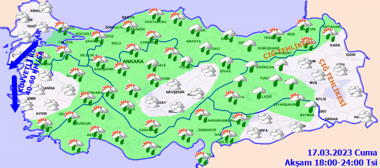 Meteorolojiden 6 ile kuvvetli yağış uyarısı! Marmara ve Ege'de fırtınaya dikkat 4