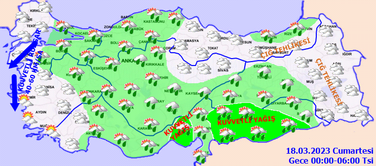 Meteorolojiden 6 ile kuvvetli yağış uyarısı! Marmara ve Ege'de fırtınaya dikkat 5