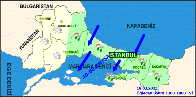 Meteorolojiden İstanbullulara şiddetli yağış ve fırtına uyarısı! İşte 18 Mart İstanbul hava durumu tahminleri 3