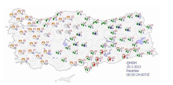 İşte 81 ilde hava durumu! 7 günlük tahmin raporu… 4