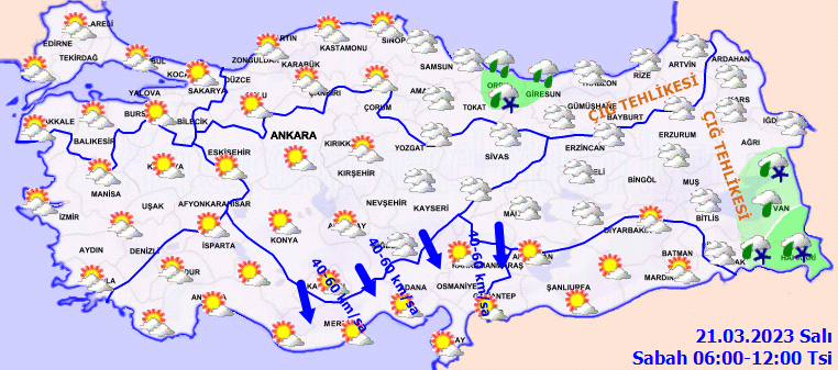 Meteorolojiden kar ve fırtına uyarısı! İşte 21 Mart hava durumu tahminleri 2