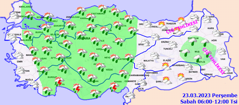 Meteorolojiden flaş yağış uyarısı! O saat aralığına dikkat 2