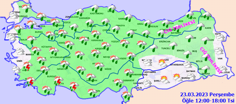 Meteorolojiden flaş yağış uyarısı! O saat aralığına dikkat 3