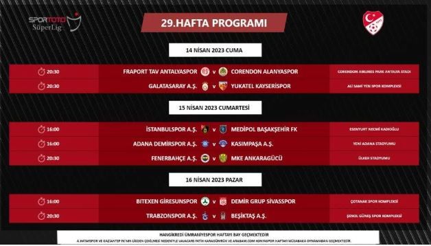 Süper Lig'deki derbilerin tarihleri belli oldu! İşte detaylar... 7