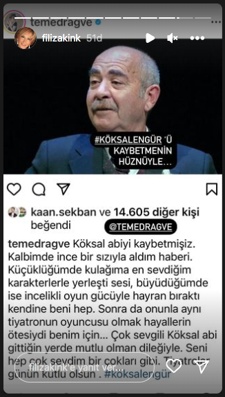 Ünlü isimlerden Köksal Engür'e veda paylaşımları.... 25