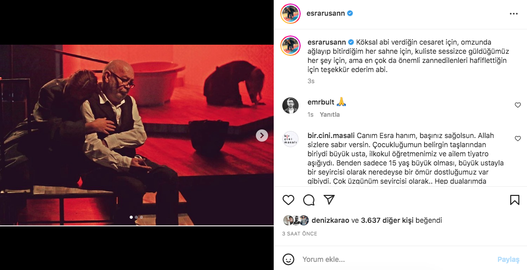 Ünlü isimlerden Köksal Engür'e veda paylaşımları.... 18