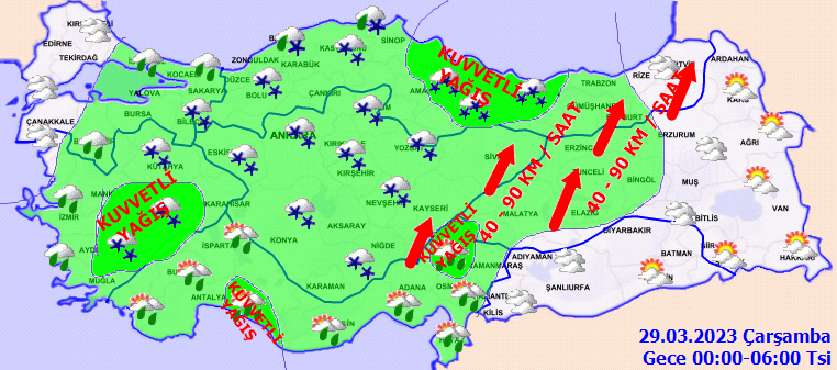 Çok sayıda ile kar geliyor! Tarih verildi... İstanbul için de açıklama geldi! İşte il il 28 Mart hava durumu... 5