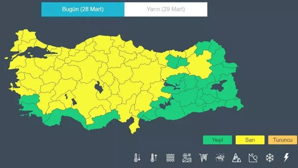 Çok sayıda ile kar geliyor! Tarih verildi... İstanbul için de açıklama geldi! İşte il il 28 Mart hava durumu... 3