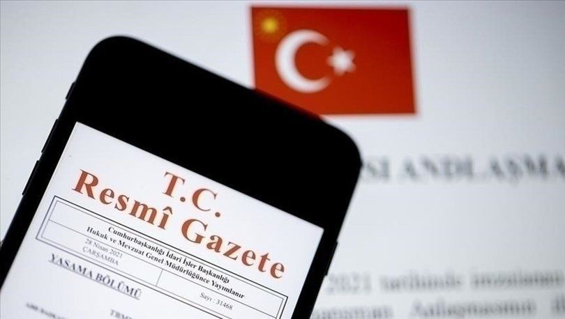 Resmi Gazete yayımlandı (29 Mart) 2