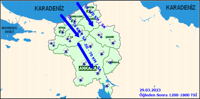 Meteorolojiden Ankaralılara kar ve fırtına uyarısı! 3