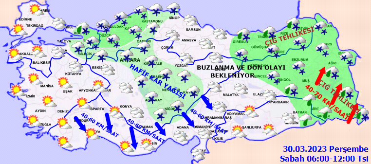 Meteorolojiden 8 ile kar ve fırtına uyarısı! 2