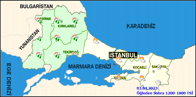 Meteorolojiden İstanbullulara sağanak uyarısı! İşte 3 Nisan İstanbul hava durumu 3