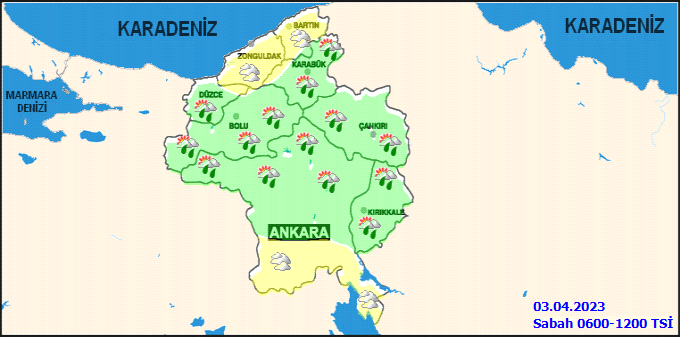 Meteorolojiden Ankaralılara sağanak uyarısı! İşte 3 Nisan Ankara hava durumu 2