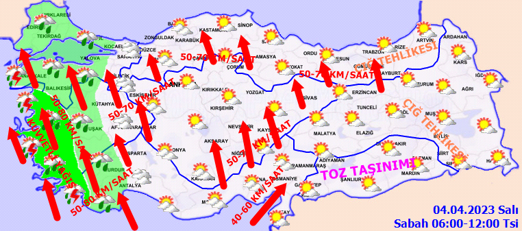 Meteorolojiden 60 il için kritik uyarı! Fırtına ve şiddetli yağışa dikkat 2