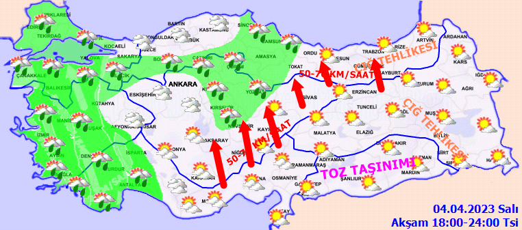 Meteorolojiden 60 il için kritik uyarı! Fırtına ve şiddetli yağışa dikkat 4