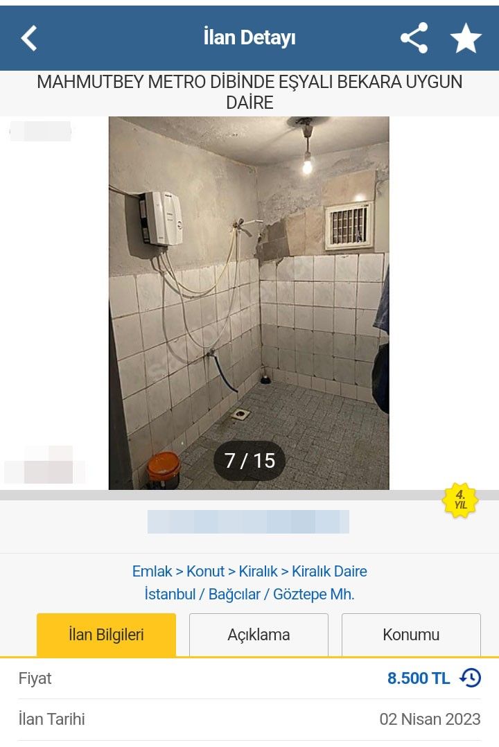 İstanbul Bağcılar'da bodrum kattaki harabe ev için istenen kira şoke etti! 3