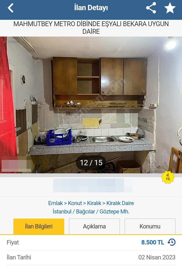 İstanbul Bağcılar'da bodrum kattaki harabe ev için istenen kira şoke etti! 4