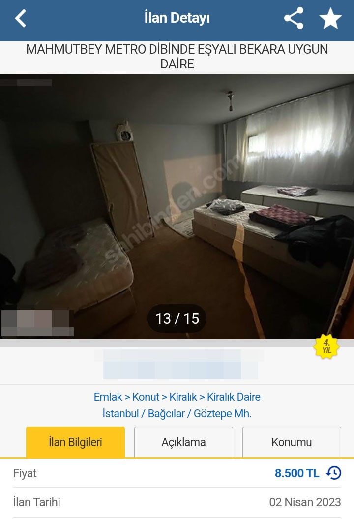 İstanbul Bağcılar'da bodrum kattaki harabe ev için istenen kira şoke etti! 5