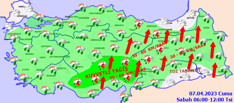 Meteorolojiden 18 ile kuvvetli yağış uyarısı! 2