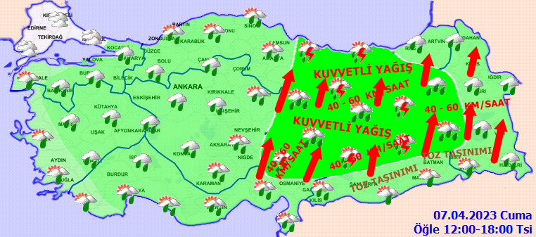 Meteorolojiden 18 ile kuvvetli yağış uyarısı! 3
