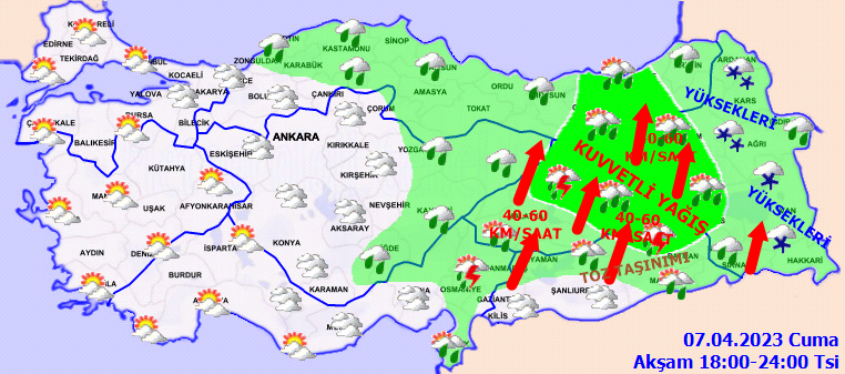Meteorolojiden 18 ile kuvvetli yağış uyarısı! 4