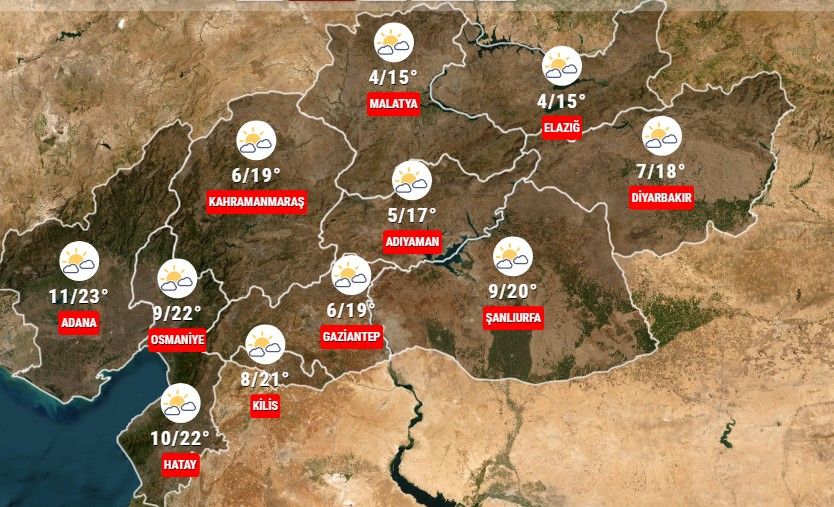 Meteorolojiden deprem bölgesindeki iller için kuvvetli yağış uyarısı! 3