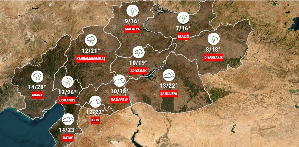 Meteorolojiden deprem bölgesindeki iller için kuvvetli yağış uyarısı! 4
