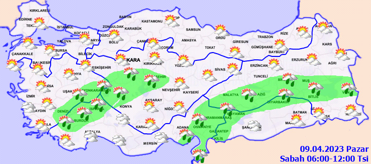 Sağanak, fırtına, toz taşınımı... Meteorolojiden 15 kente uyarı! İşte 9 Nisan hava durumu tahminleri 2