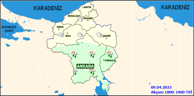 Meteorolojiden Ankaralılara sağanak uyarısı! İşte 9 Nisan Ankara hava durumu 2