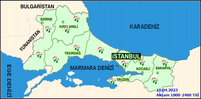Meteorolojiden kuvvetli yağış ve fırtına uyarısı! İşte 10 Nisan İstanbul hava durumu 3