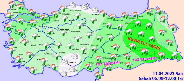 Meteorolojiden 21 kente kritik uyarı! Kuvvetli yağışlara dikkat 2
