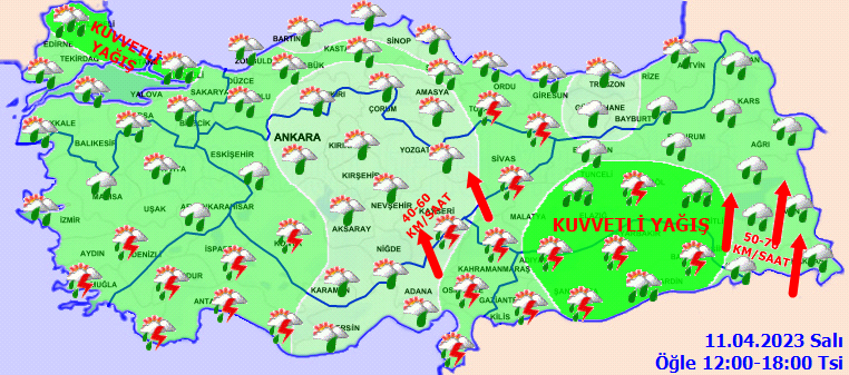 Meteorolojiden 21 kente kritik uyarı! Kuvvetli yağışlara dikkat 3