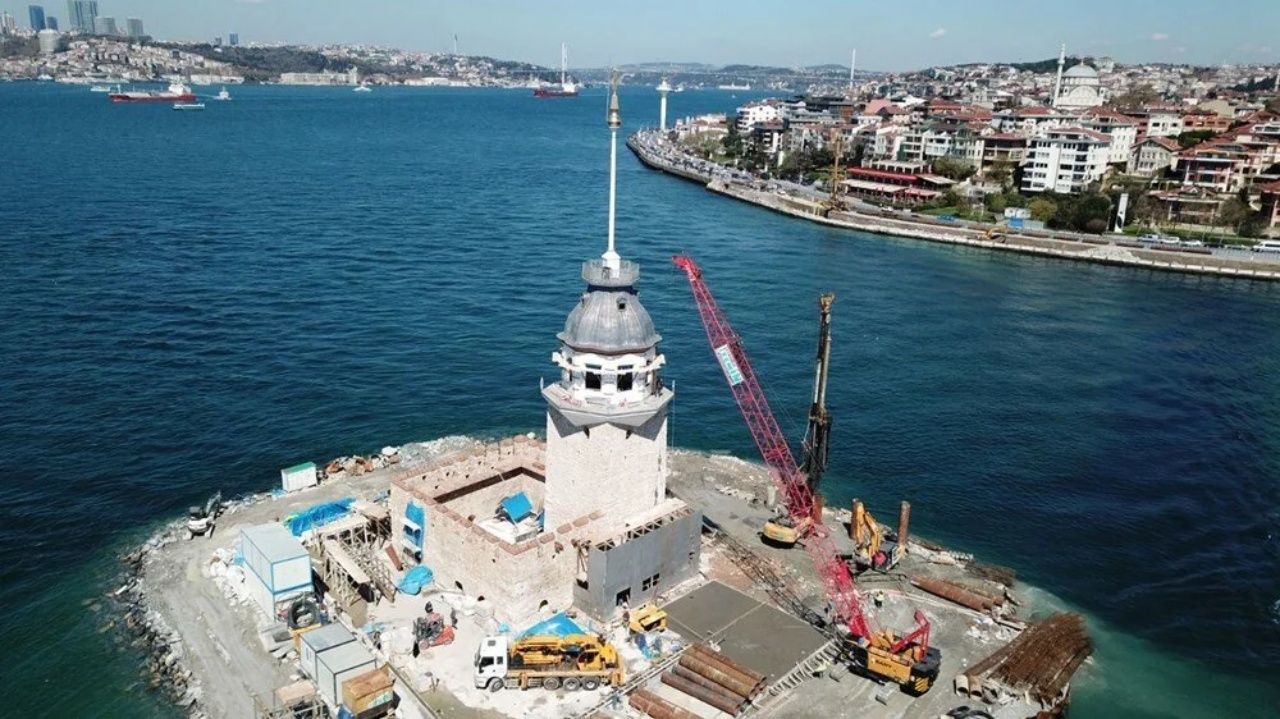 Kız Kulesi'nin yeni hali ortaya çıktı, görenler hayran kaldı 6