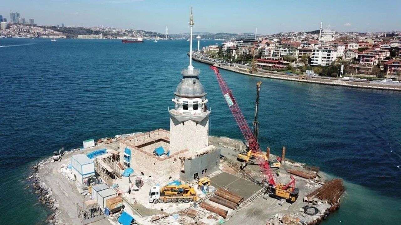 Kız Kulesi'nin yeni hali ortaya çıktı, görenler hayran kaldı 4