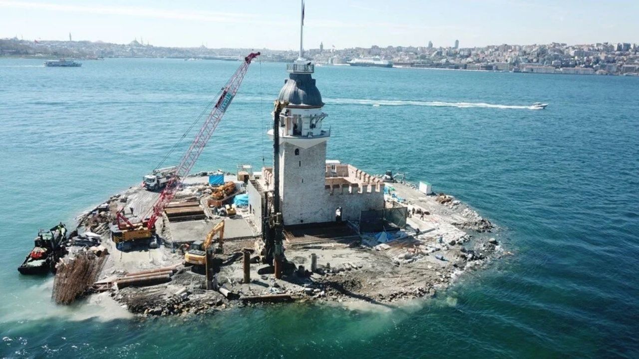Kız Kulesi'nin yeni hali ortaya çıktı, görenler hayran kaldı 3