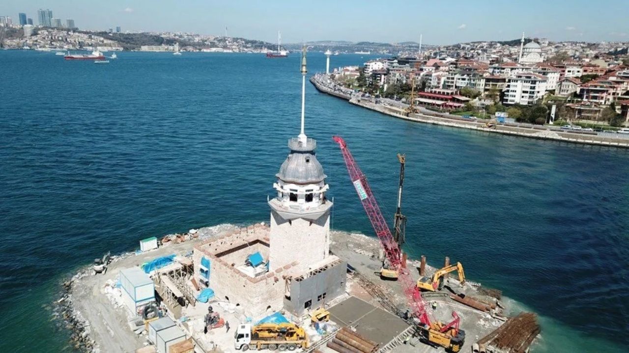Kız Kulesi'nin yeni hali ortaya çıktı, görenler hayran kaldı 2