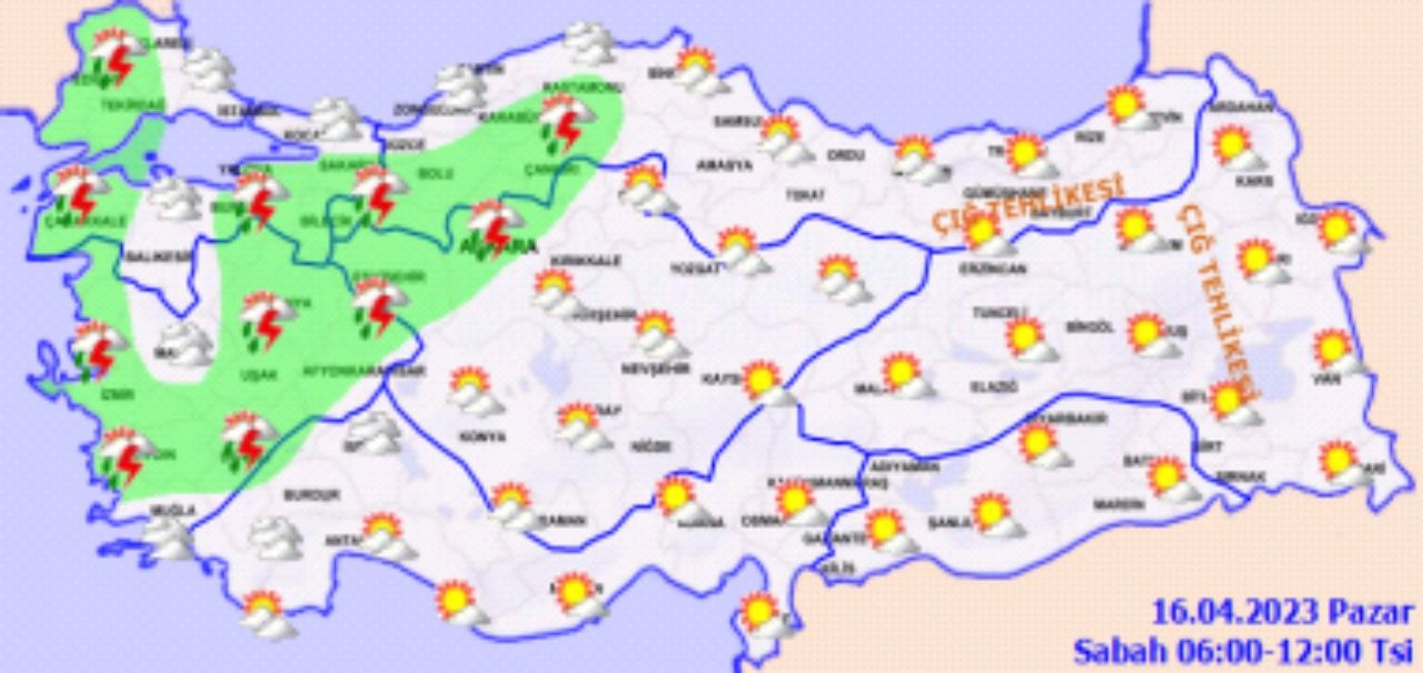 Hava sıcaklığı artmaya devam ediyor! İşte 16 Nisan hava durumu tahminleri 5