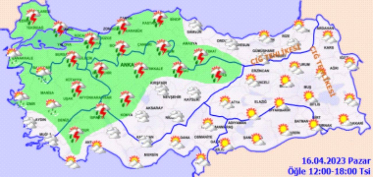 Hava sıcaklığı artmaya devam ediyor! İşte 16 Nisan hava durumu tahminleri 4
