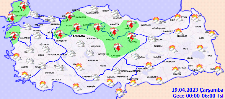 Meteorolojiden kuvvetli yağış ve fırtına uyarısı! İşte 18 Nisan hava durumu tahminleri 5