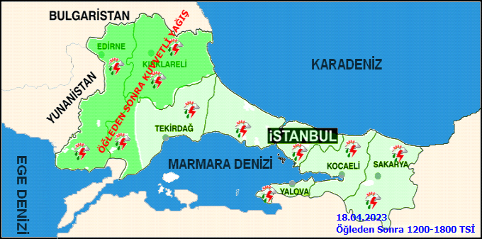 Meteorolojiden İstanbullulara sağanak yağış uyarısı! İşte 18 Nisan İstanbul hava durumu tahminleri 2