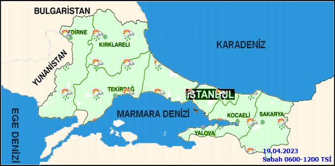 Meteoroloji uyardı: Evden şemsiyesiz çıkmayın! İşte 19 Nisan İstanbul hava durumu 2