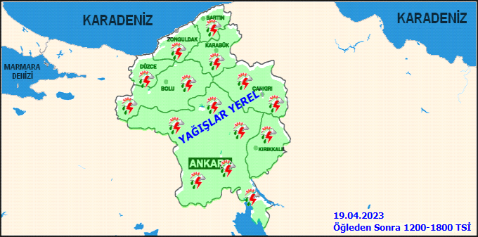 Meteorolojiden Ankaralılara sağanak yağış uyarısı! İşte 19 Nisan Ankara hava durumu tahminleri 2