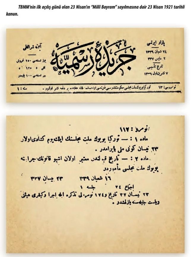 TBMM arşivinden ilk 23 Nisan kutlamaları 2