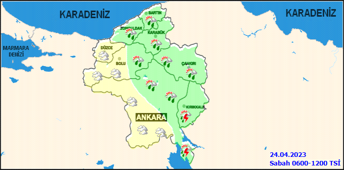 Meteorolojiden Ankaralılara sağanak yağış uyarısı! İşte 24 Nisan Ankara hava durumu 2
