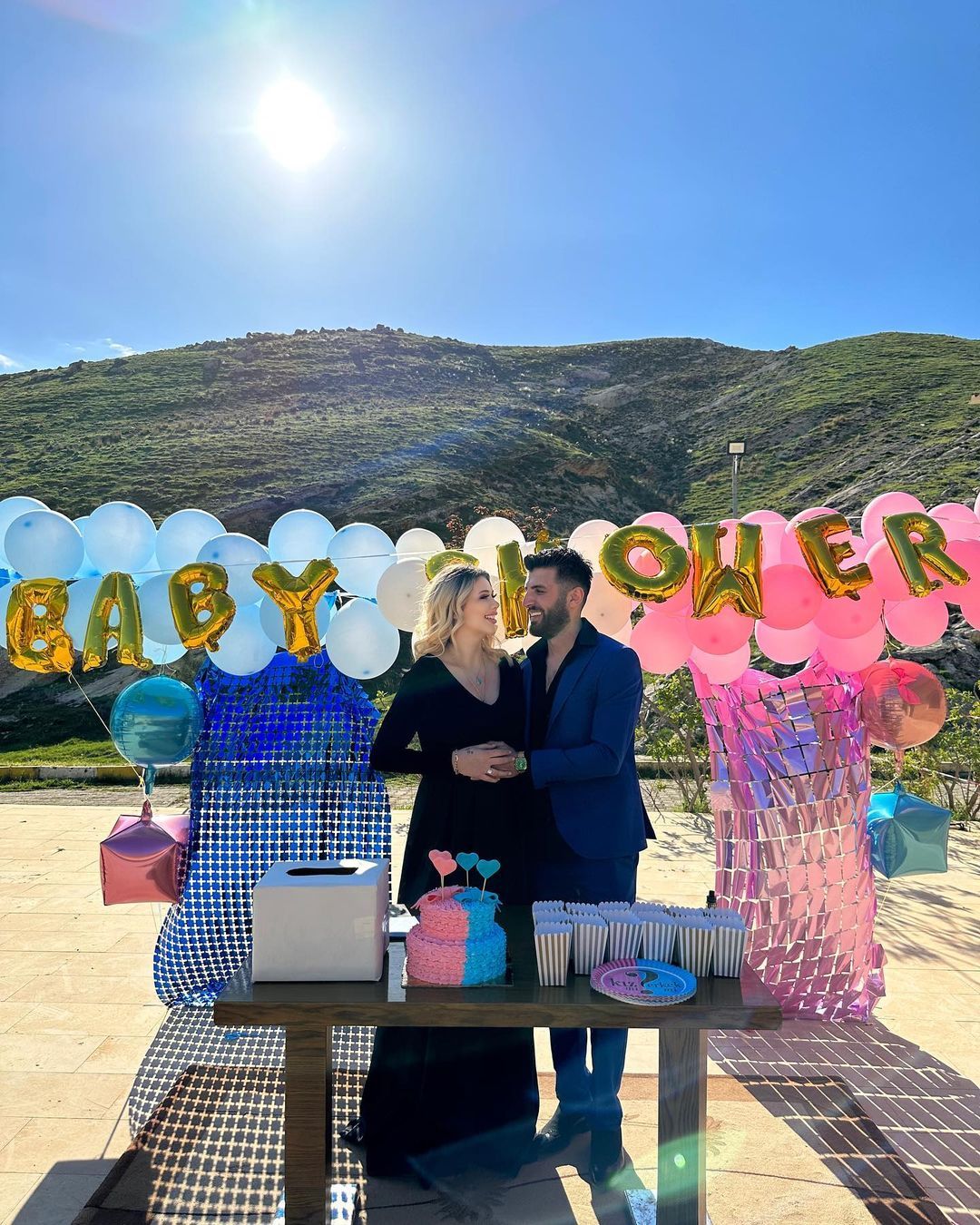 Bebeğini kucağına almak için gün sayan Seda Tosun'dan baby shower partisi 8