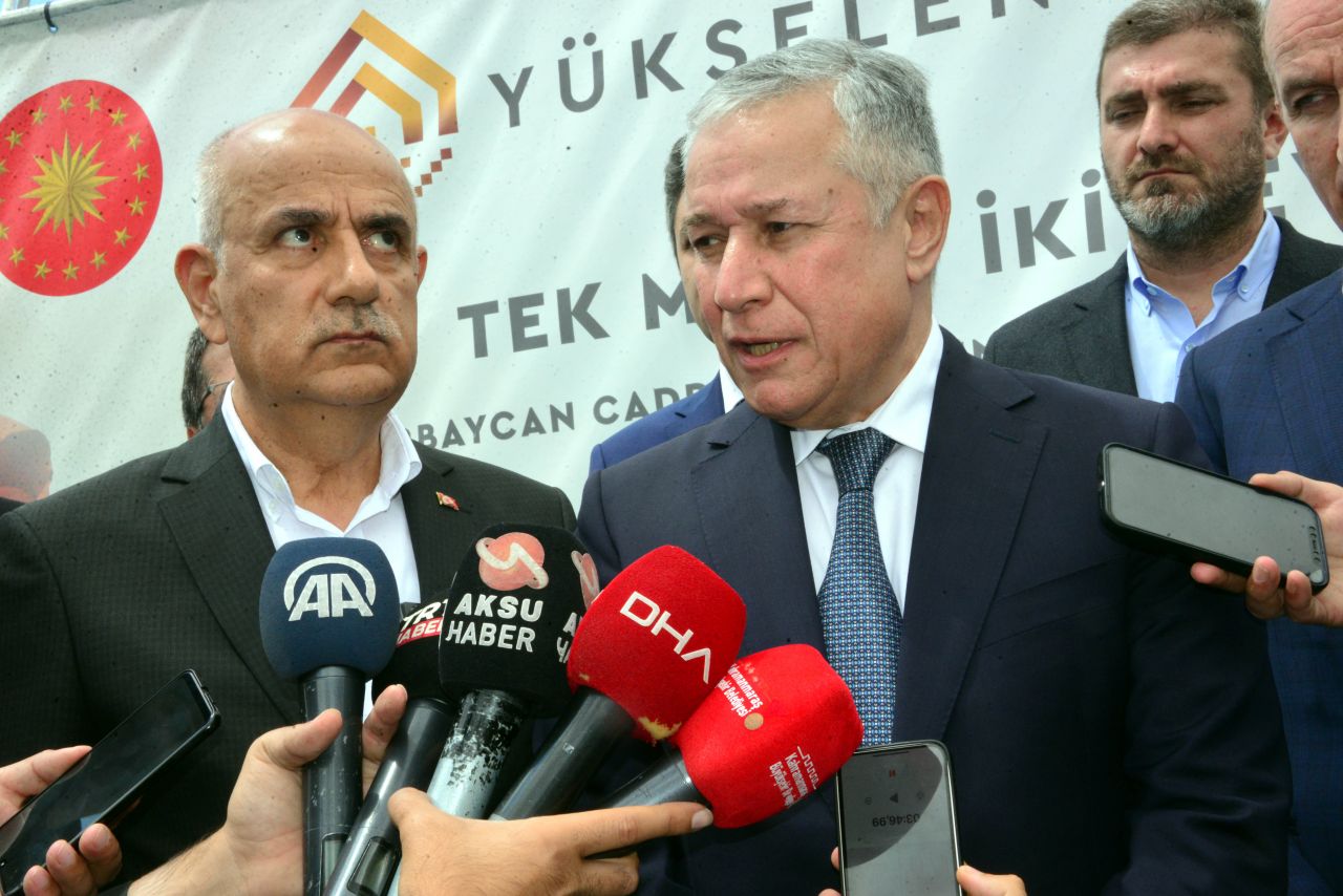 Azerbaycan'ın  Kahramanmaraş'ta yapacağı 1000 konutun temeli atıldı 4