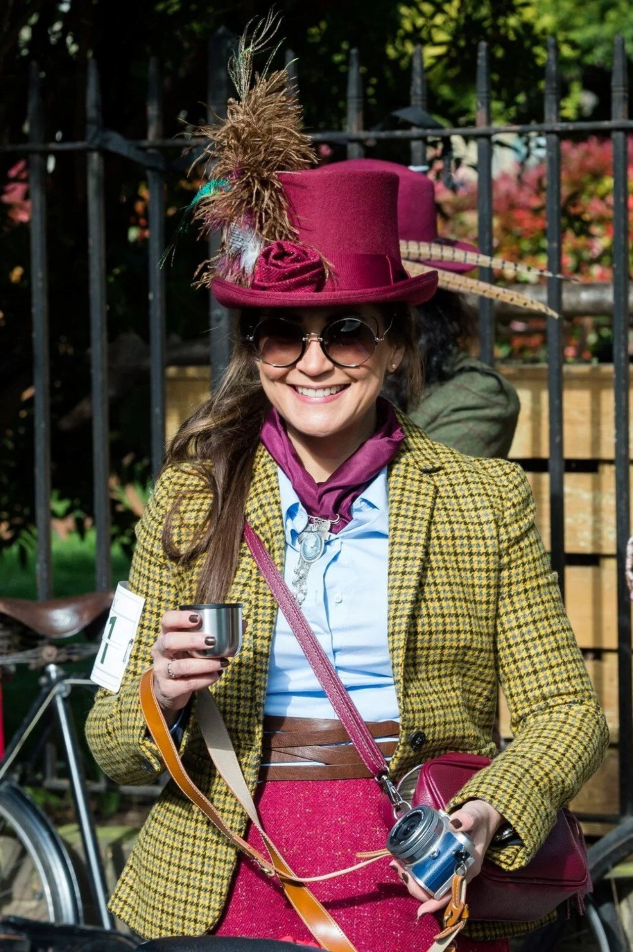Geleneksel İngiliz modası "Tweed Run" etkinliği kapsamında Londra sokaklarında 4